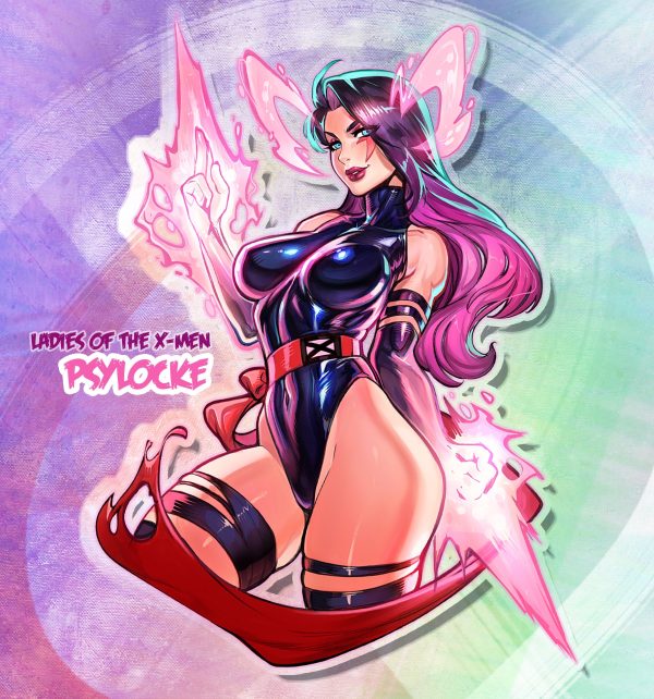 Psylocke! Ladies of the X-Men Clear Sticker Online now