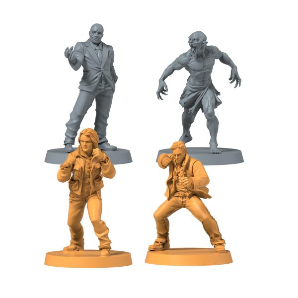 CMON Zombicide Supernatural Character Pack #1 - Sam, Dean, Alpha Vampire, Wendigo - Unleash Hellish Action! Cooperative Strategy Board Game for Ages 14+, 1-6 Players, 60 Minute Playtime, Made Supply - Image 2
