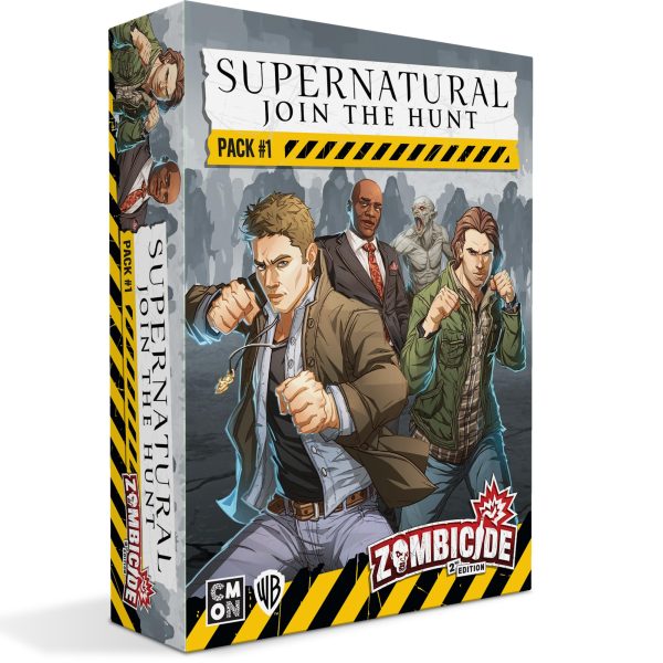 CMON Zombicide Supernatural Character Pack #1 - Sam, Dean, Alpha Vampire, Wendigo - Unleash Hellish Action! Cooperative Strategy Board Game for Ages 14+, 1-6 Players, 60 Minute Playtime, Made Supply