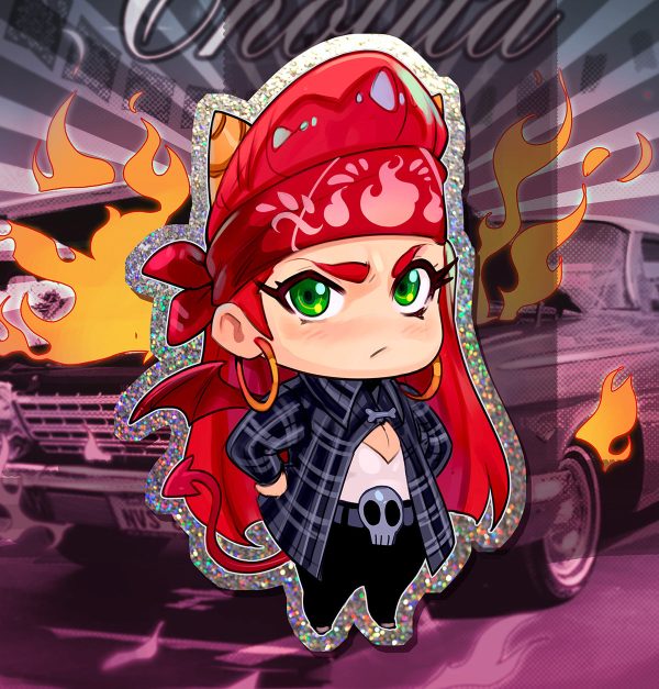 Cholita (Candelita) Glitter Sticker Supply