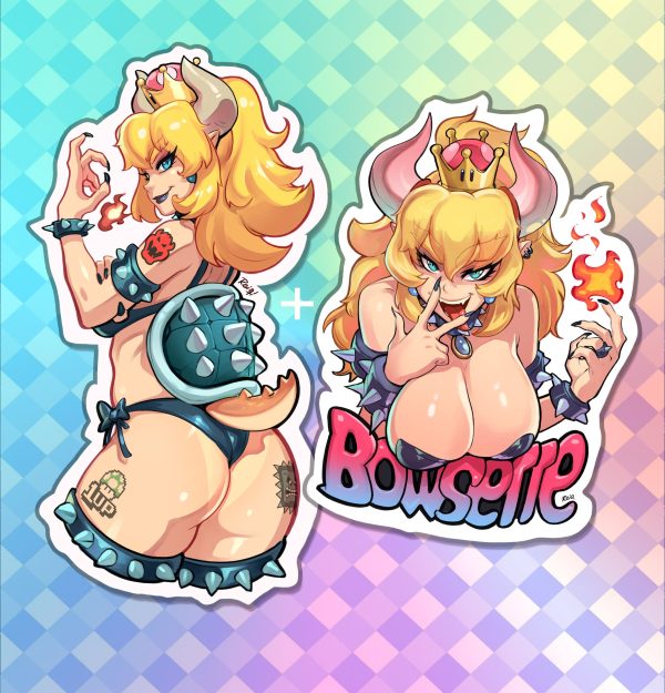 SUPER BOWSETTE  Sticker Set Online now