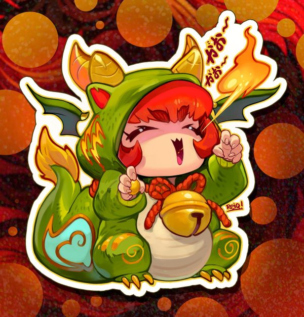 Candelita of the Dragon (Candelita) Vinyl Sticker Limited (50pcs) on Sale