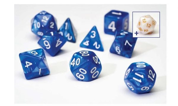 Dice Set: Pearl Blue Acrylic Set (Sirius Dice) Sale