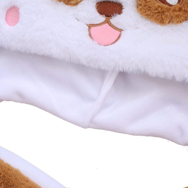 Funny Plush Corgi Hat Cap Party Gift Halloween Christmas Novelty Party Dress up Cosplay Online Sale - Image 3
