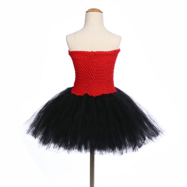 Girls Royal Honour Guard Tutu Dress with Headband Fancy Cosplay Tutu Dress Tulle Costume Outfit Discount - Image 2