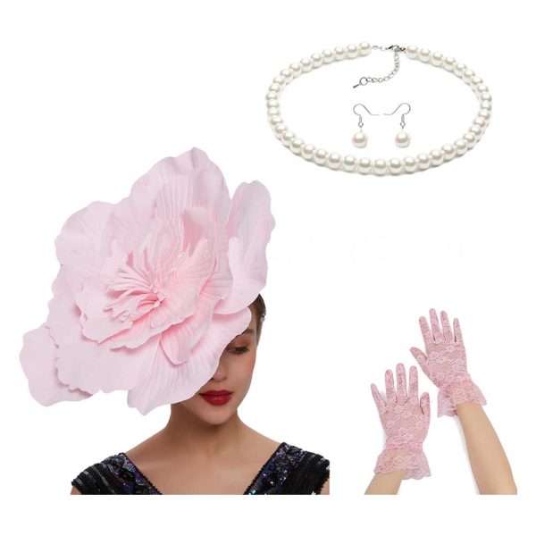 Flower Bride Headband Photography Cosplay Big Flower Hair Hoops Hair Halloween Carnival Party Accessories Hot on Sale - Image 4