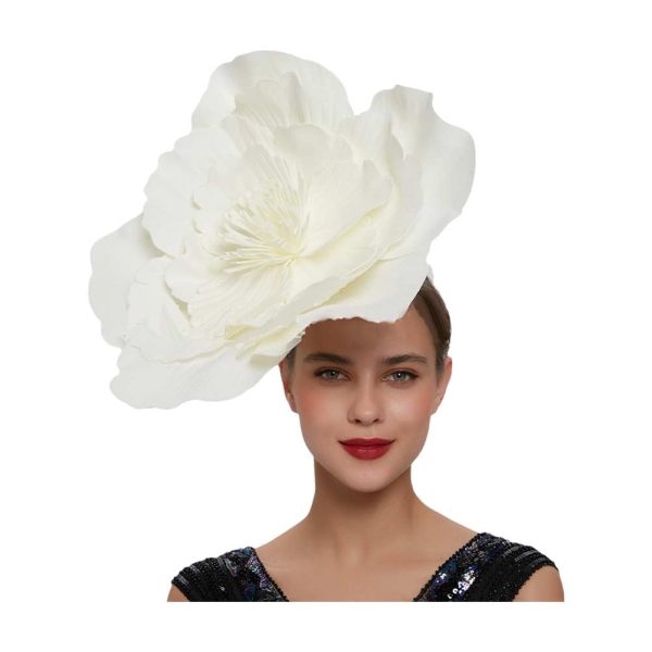 Flower Bride Headband Photography Cosplay Big Flower Hair Hoops Hair Halloween Carnival Party Accessories Hot on Sale - Image 2