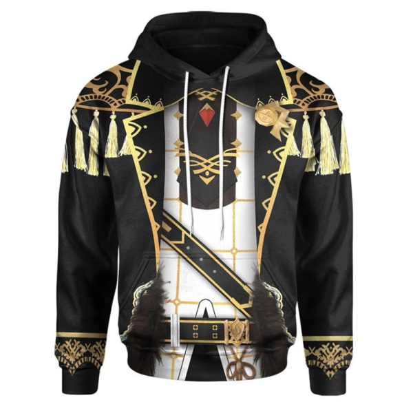 Genshin Impact Adult Cosplay 3D Printed Hooded Sweatshirt Casual Hoodie For Discount