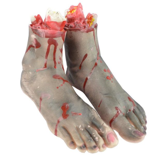 Halloween Decoration Props Fake Cut Off Bloody Broken Hand Foot For Discount - Image 2