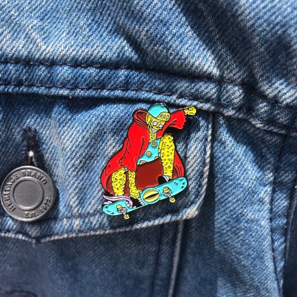 Enamel Pin: Rad Wraith by Tittybats! Online Sale - Image 2