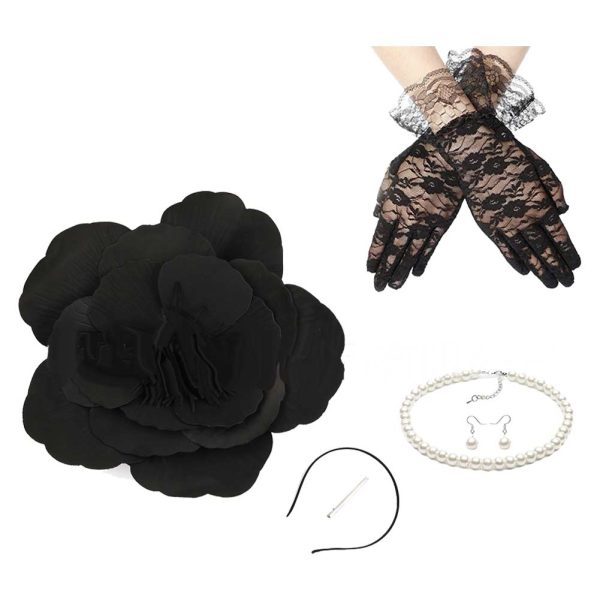 Flower Bride Headband Photography Cosplay Big Flower Hair Hoops Hair Halloween Carnival Party Accessories Hot on Sale - Image 5