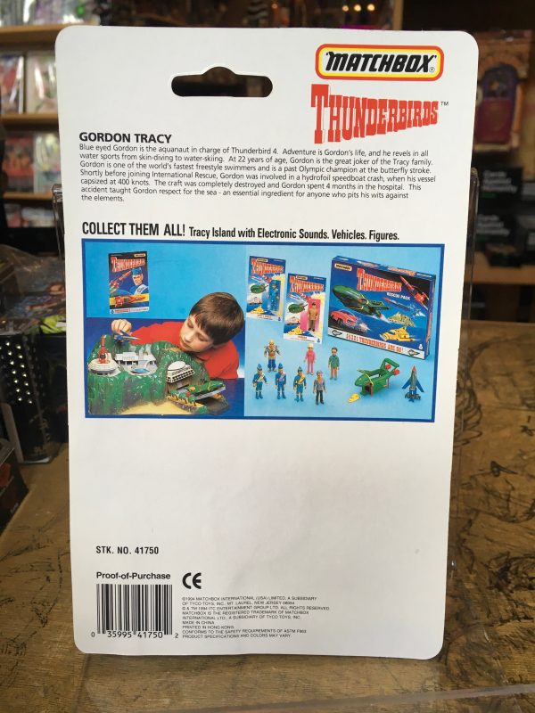 Thunderbirds : Gordon Tracy Figure Mint On Card (Matchbox 1994) For Sale - Image 2