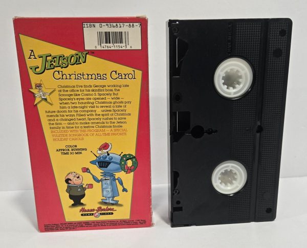 A Jetson Christmas Carol VHS Tape with Promotional Papers (1985) For Cheap - Image 2