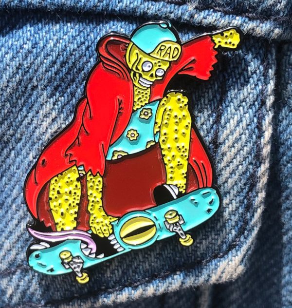 Enamel Pin: Rad Wraith by Tittybats! Online Sale