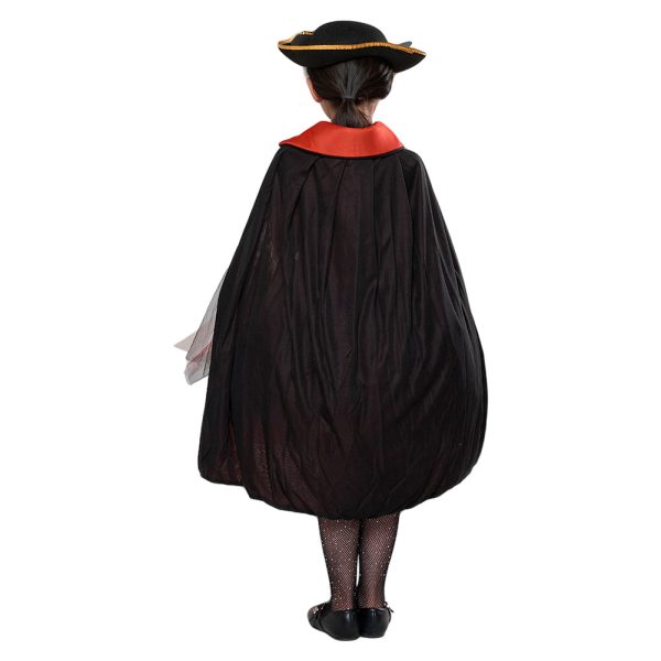 Kids Girls Pirate TuTu Dress Cosplay Costume Outfits Halloween Carnival Party Disguise Suit Sale - Image 3