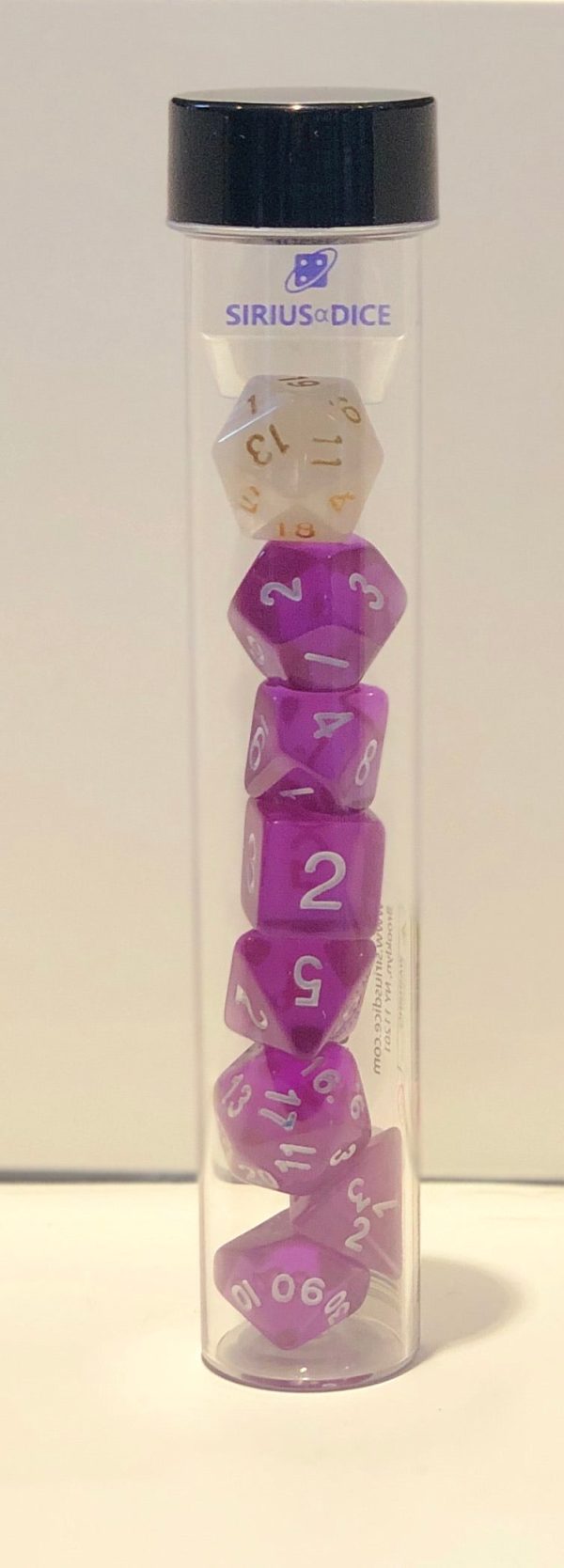 Sirius Dice : Translucent Purple Set Hot on Sale
