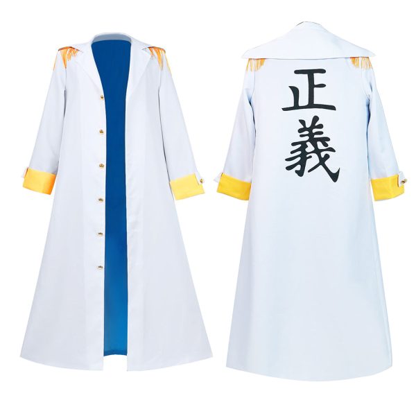 One Piece Admiral Of The Navy Outfits Halloween Carnival Suit Cosplay Costume Fashion