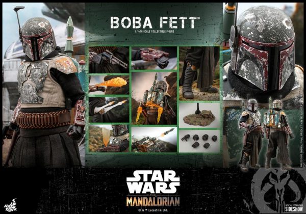 The Mandalorian TMS033 Boba Fett 1 6th Scale Collectible Figure Hot Toys Mint Brand New For Sale