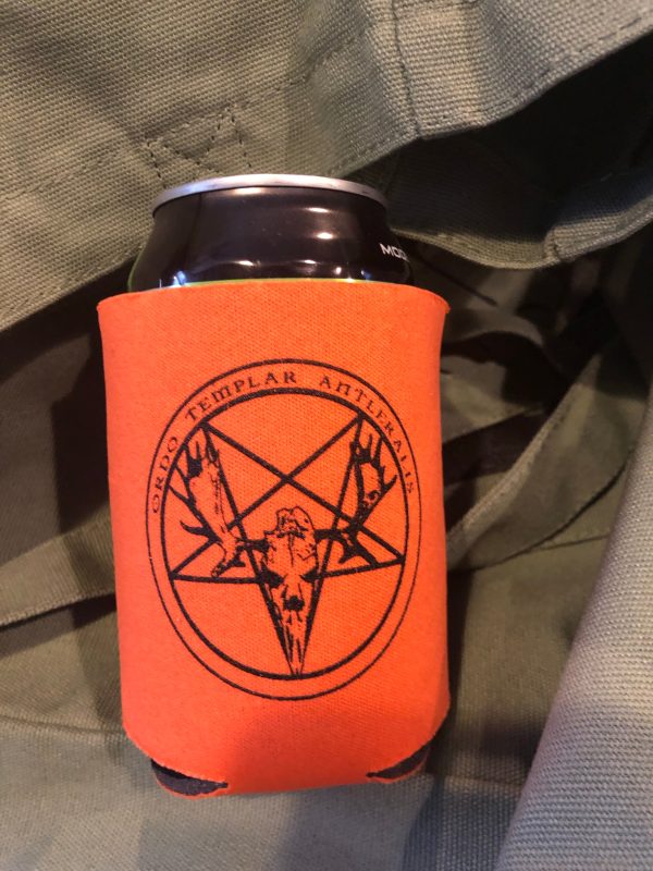 Koozie: Mystic Order of the Baphomoose (Orange) For Cheap