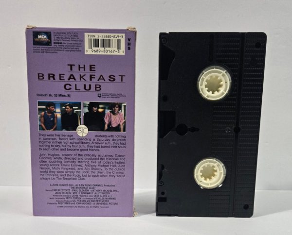 The Breakfast Club VHS Tape (1985) For Discount - Image 2