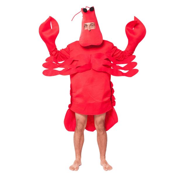 Men s Halloween Lobster Costume Funny Lightweight Stage Performance Outfit Hot on Sale
