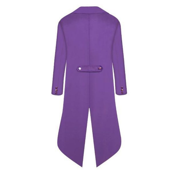 Joker Medieval Mid-length Fake Two-piece Tuxedo Uniform Cosplay Costume Outfits Halloween Carnival Suit Online now - Image 2