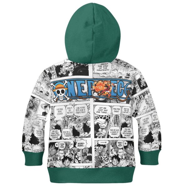 One Piece Roronoa Zoro Kids Cosplay Hoodie 3D Printed Hooded Sweatshirt Casual Streetwear Pullover Discount - Image 2