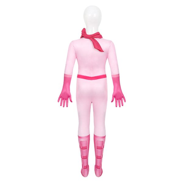 The Super Mario Bros. Princess Peach Kids Girls Cosplay Costume Jumpsuit Outfits Halloween Carnival Party Suit For Discount - Image 3