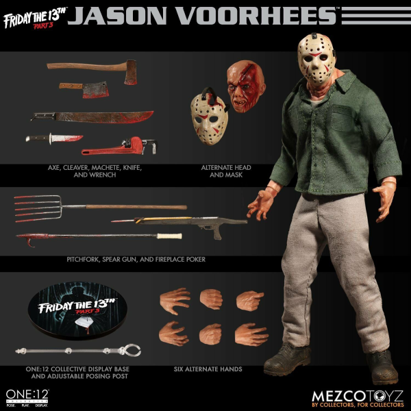 Jason Voorhees : Friday the 13th Part 3 One:12 Collective Figure Hot on Sale - Image 3