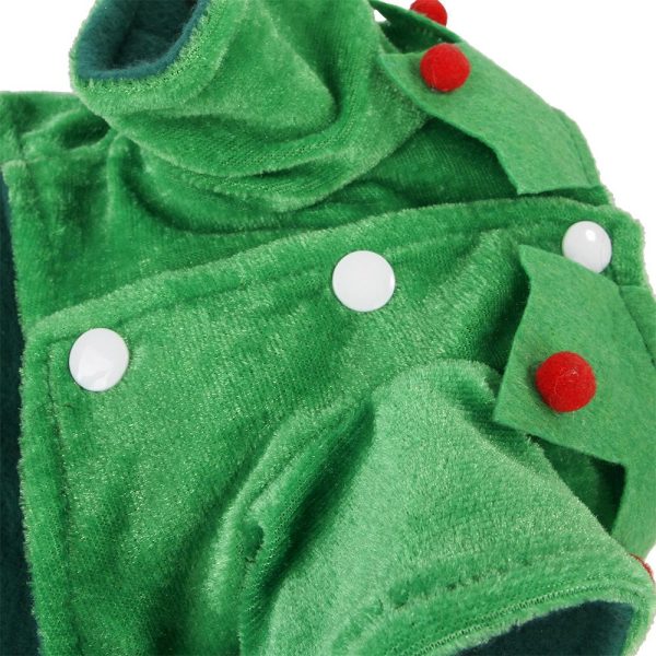 Pet Christmas Clothes Puppy Kitten Winter Warm Clothes Christmas Elf Role-playing Funny Dress Up Clothes For Cheap - Image 5