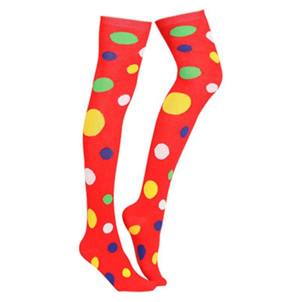 Christmas Clown Mesh Skirt Cosplay Dress Halloween Carnival Costume Dress Up Supply - Image 5