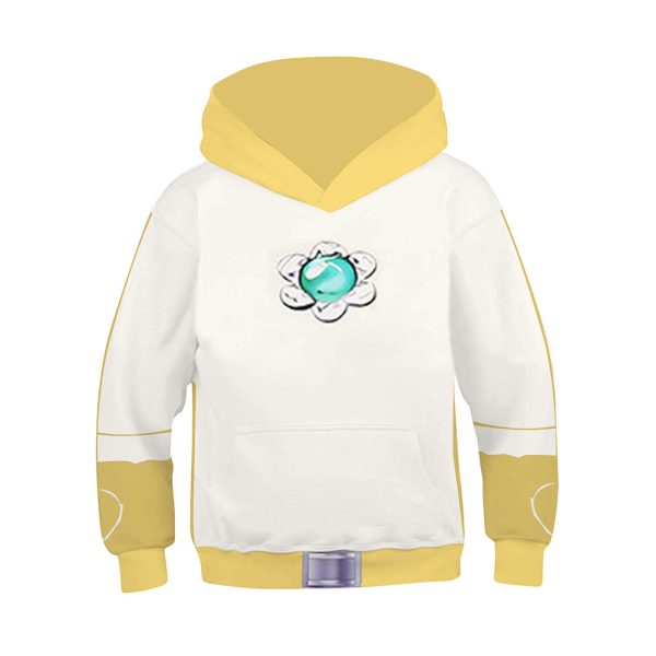 The Super Mario Bros. Peach Cosplay Yellow Hoodie 3D Printed Hooded Sweatshirt Kids Children Casual Streetwear Pullover Online now
