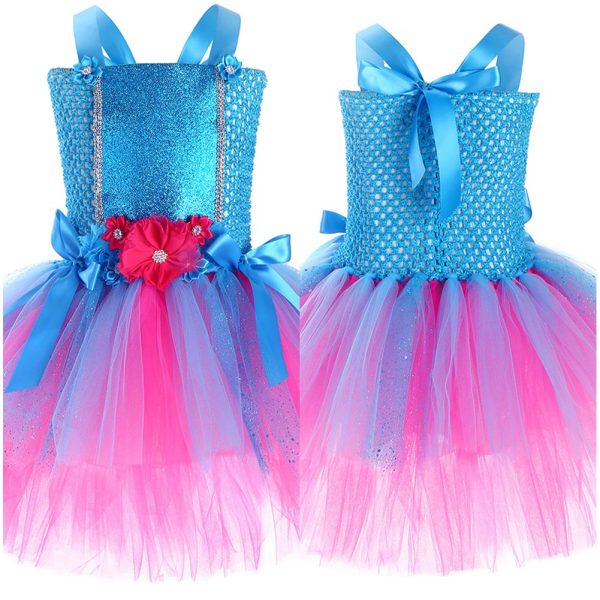 Girls Cosplay Costume Kids Tutu Dress Outfits Fantasia Halloween Carnival Party Disguise Suit For Sale - Image 5
