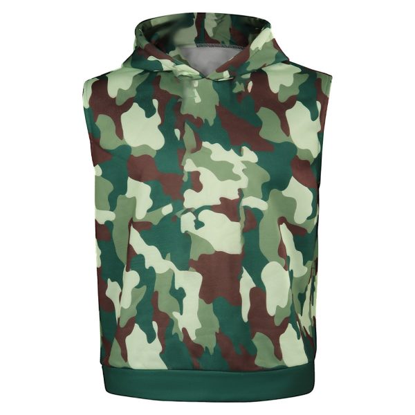 Earth Element Camo Clothes Cosplay Hoodie Printed Hooded Sweatshirt Kids Children Casual Streetwear For Cheap