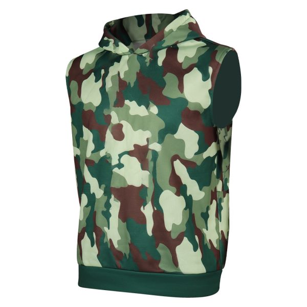 Earth Element Camo Clothes Cosplay Hoodie Printed Hooded Sweatshirt Kids Children Casual Streetwear For Cheap - Image 2