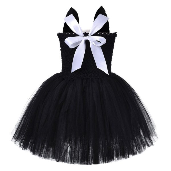 Girls Cartoon Cat Cosplay Costume Dress Halloween Carnival Party Disguise Suit on Sale - Image 3