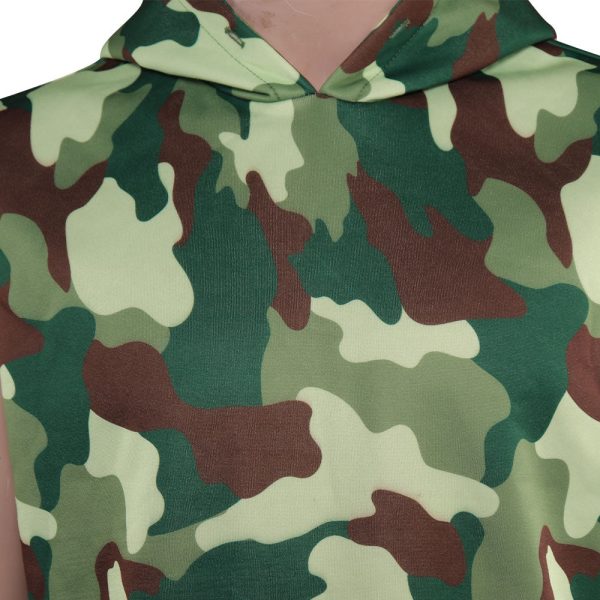 Earth Element Camo Clothes Cosplay Hoodie Printed Hooded Sweatshirt Kids Children Casual Streetwear For Cheap - Image 5