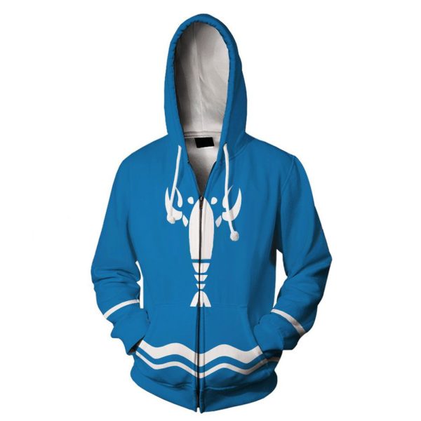 The Legend of Zelda Link Cosplay Hoodie Zip Up Jacket Coat Casual Streetwear on Sale